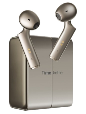 AURICULARES TRADUCTORES TIMEKETTLE W4 CON INTELIGENCIA ARTIFICIAL INTÉRPRETE – DORADO ARENA - 1