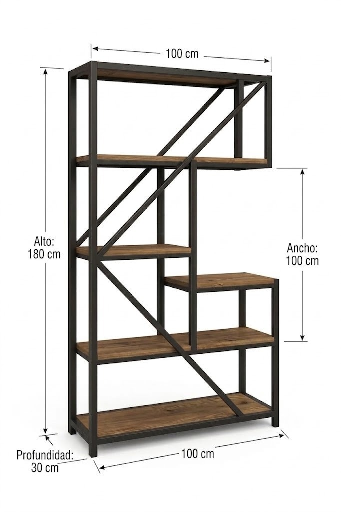 ESTANTERIA DISEÑO INDUSTRIAL BELLINI | DABUILDINGSER - 2