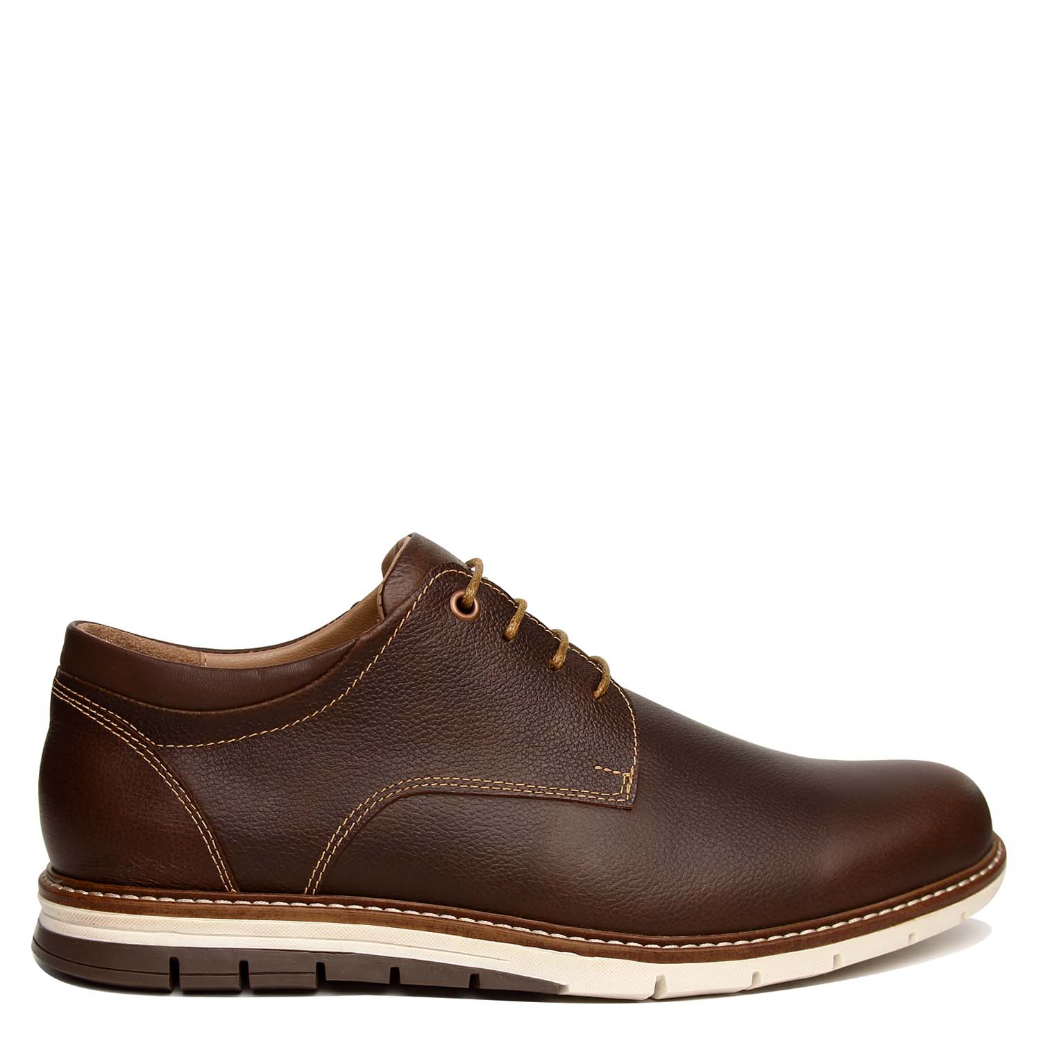ZAPATO CASUAL DE CABALLERO EN CUERO 100% – MODELO H-2465 MONTERREY COLOR TABACO - 2