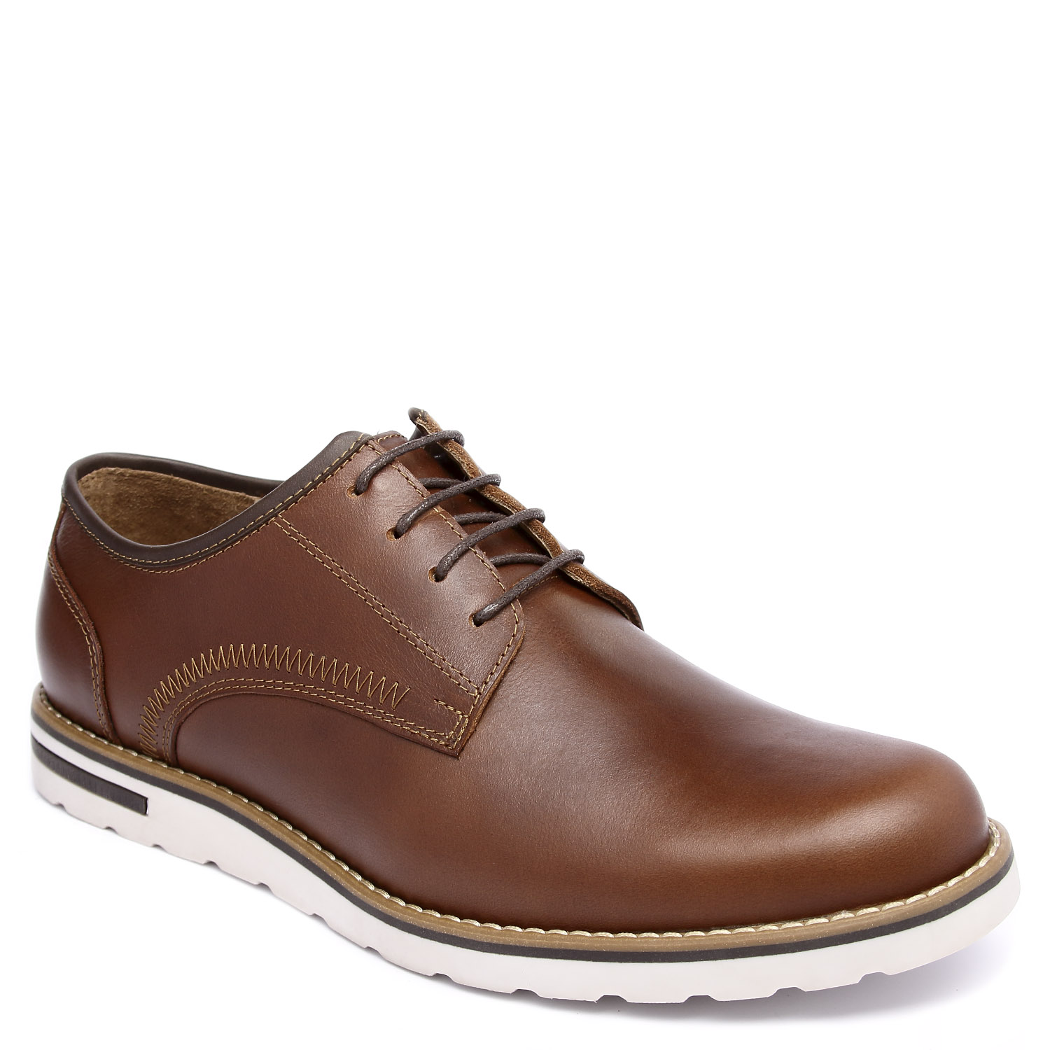 ZAPATO CASUAL HANOVER EN CUERO 100% – MODELO H-2473 PULL UP COLOR HABANO - 3