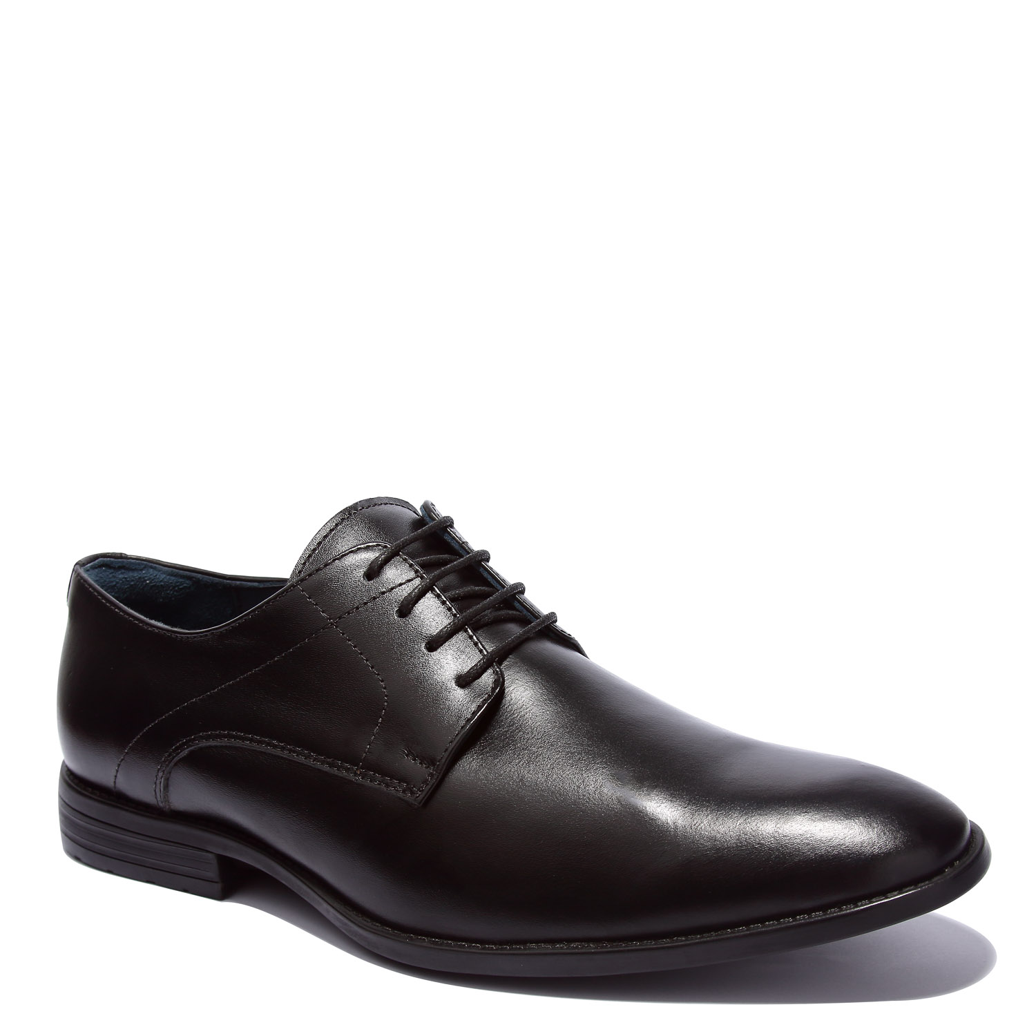 ZAPATO CASUAL DE CABALLERO HANOVER EN CUERO 100% – MODELO H-1864 CRUST COLOR NEGRO - 2