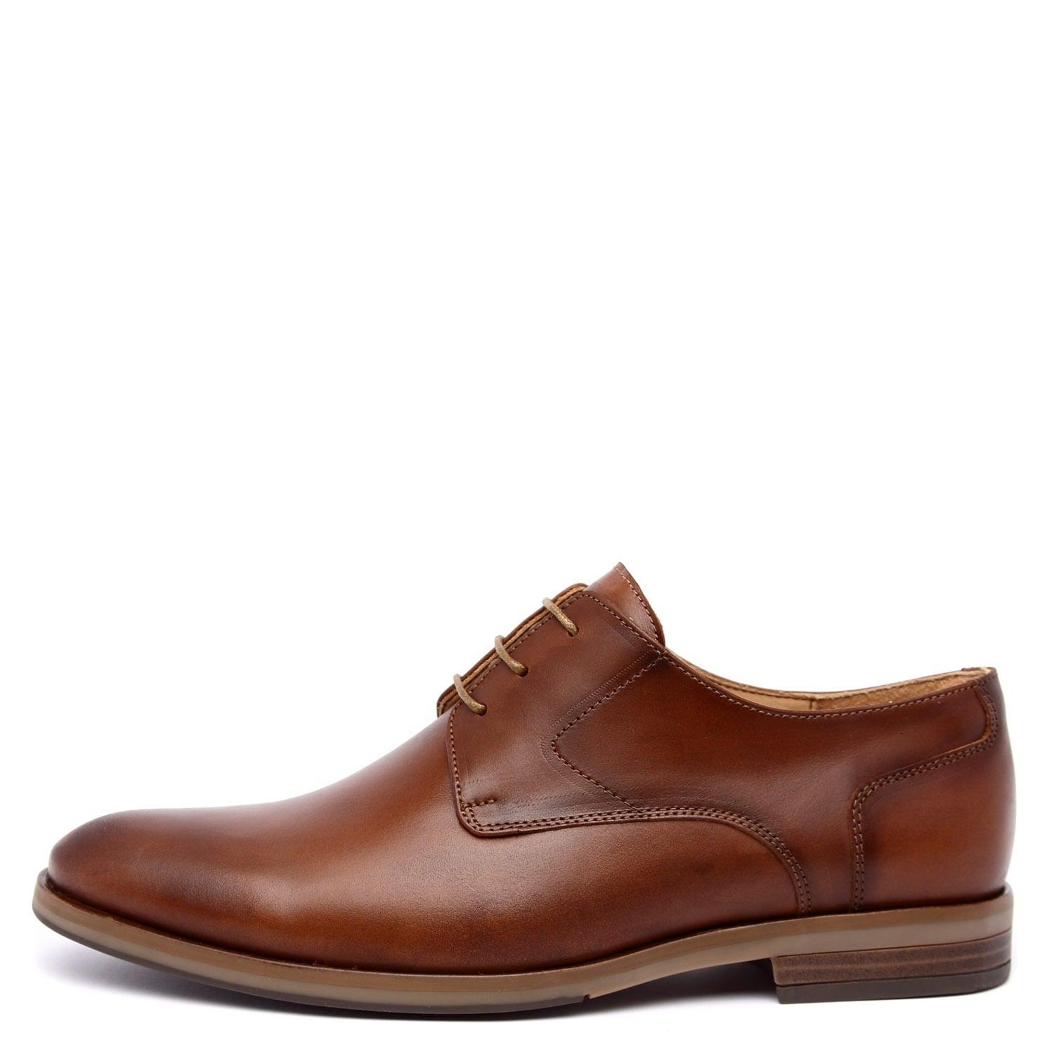 ZAPATO CASUAL DE VESTIR HANOVER DE CUERO 100%  MODELO H-1976 BUFALO COLOR MARRÓN - 1