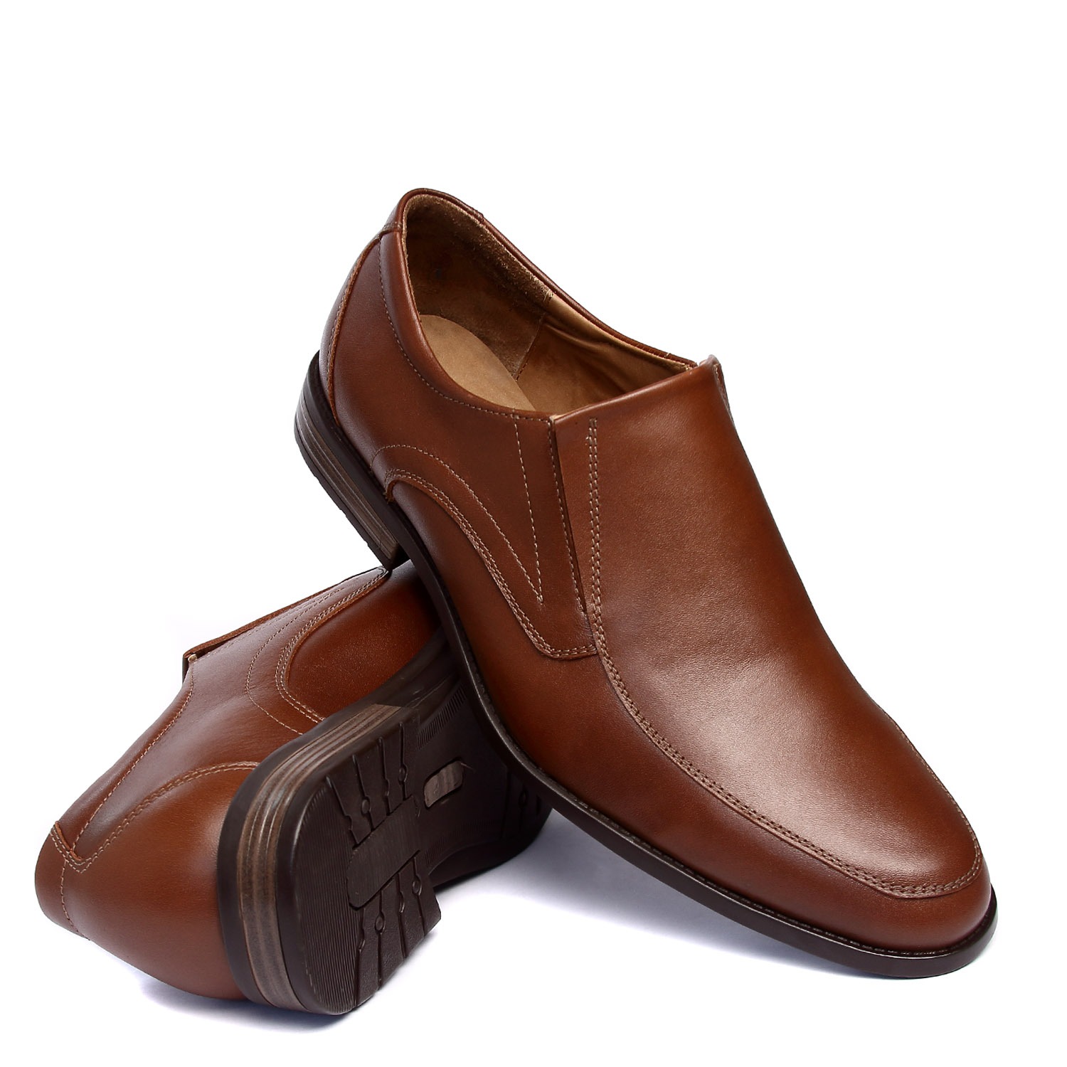 ZAPATO CASUAL DE VESTIR HANOVER DE CUERO 100% MODELO H-1979 NEE AGRESTE COLOR CASTAÑO. - 4