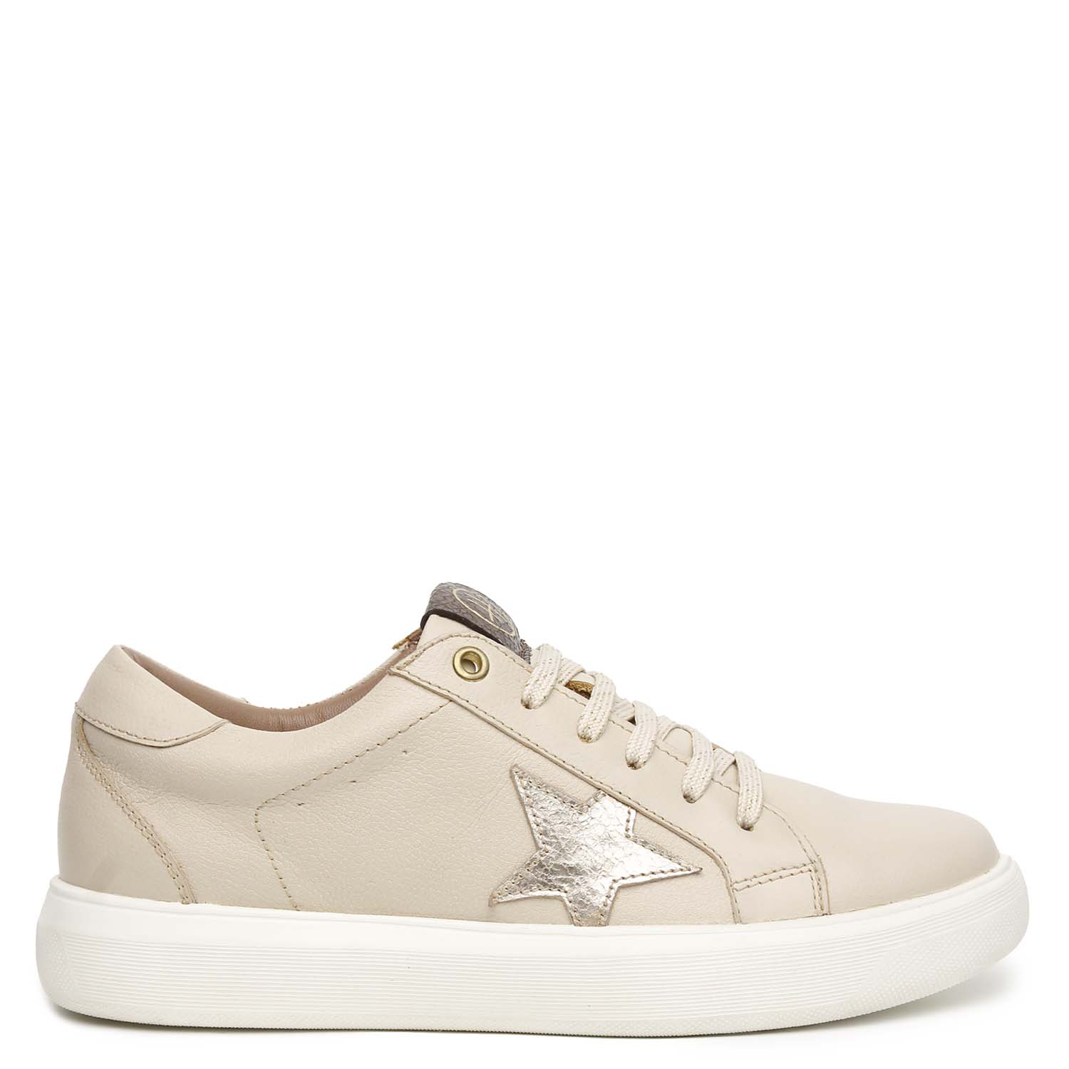 SNEAKER NUBE 100% CUERO NAPA SIENA BEIGE - 2