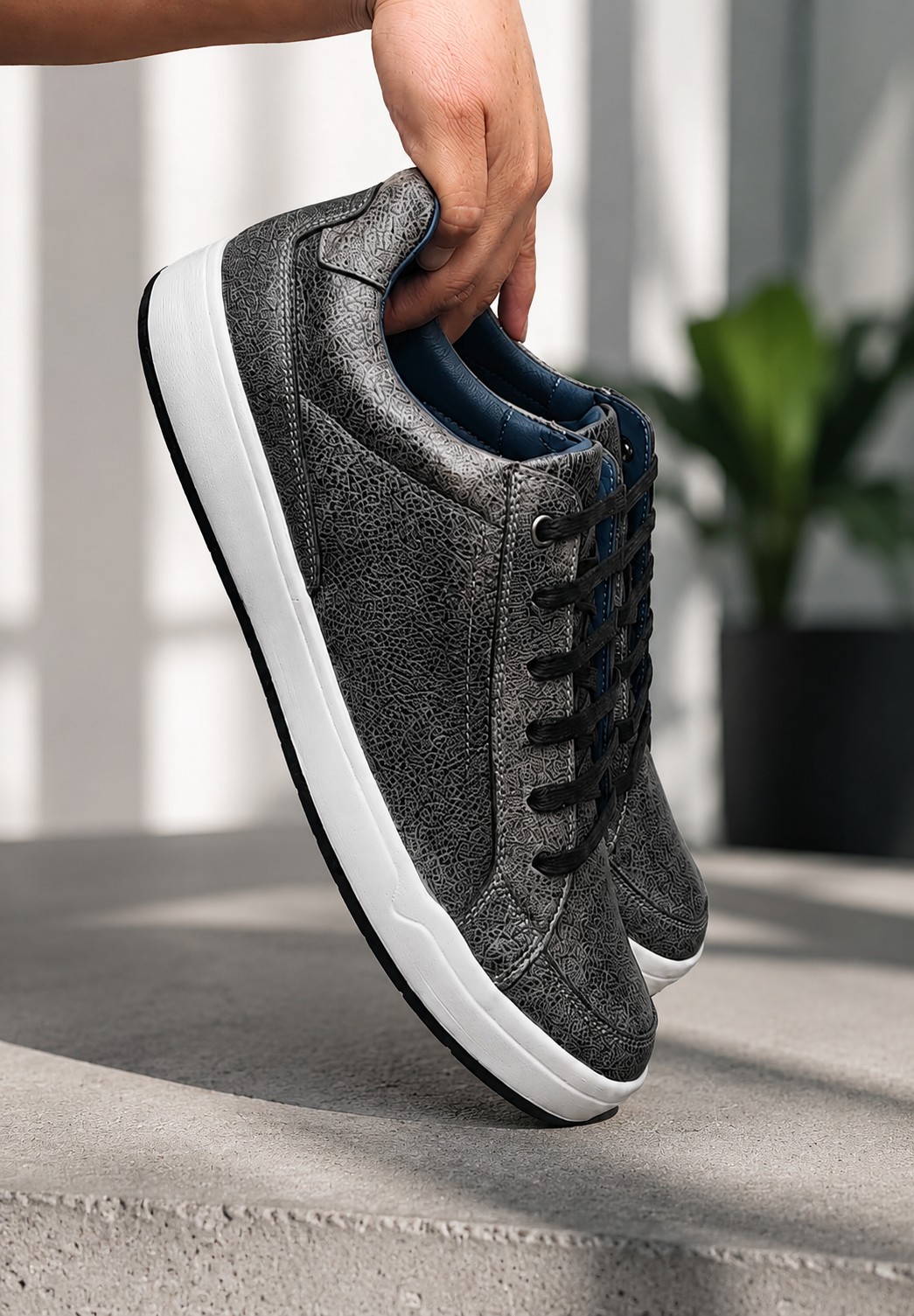SNEAKER URBANO HAN-7161 STRONG CRAQUE NEGRO - 2