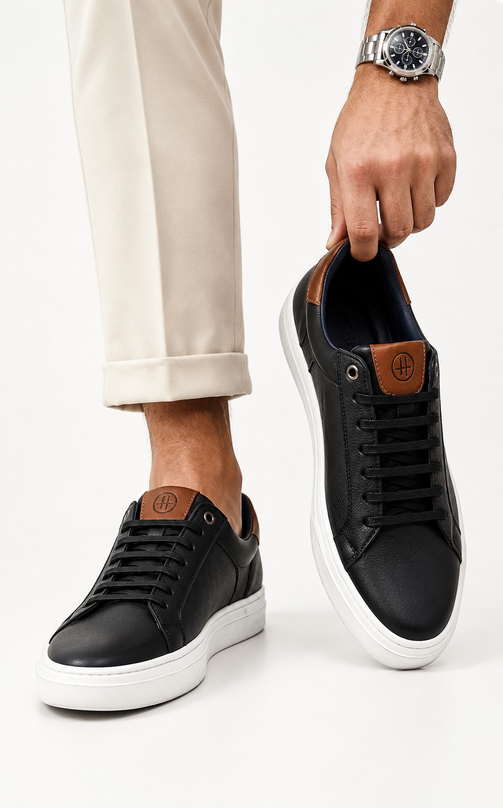 SNEAKER CASUAL CUERO HANOVER SHOES – MODELO HAN-9403 - 3