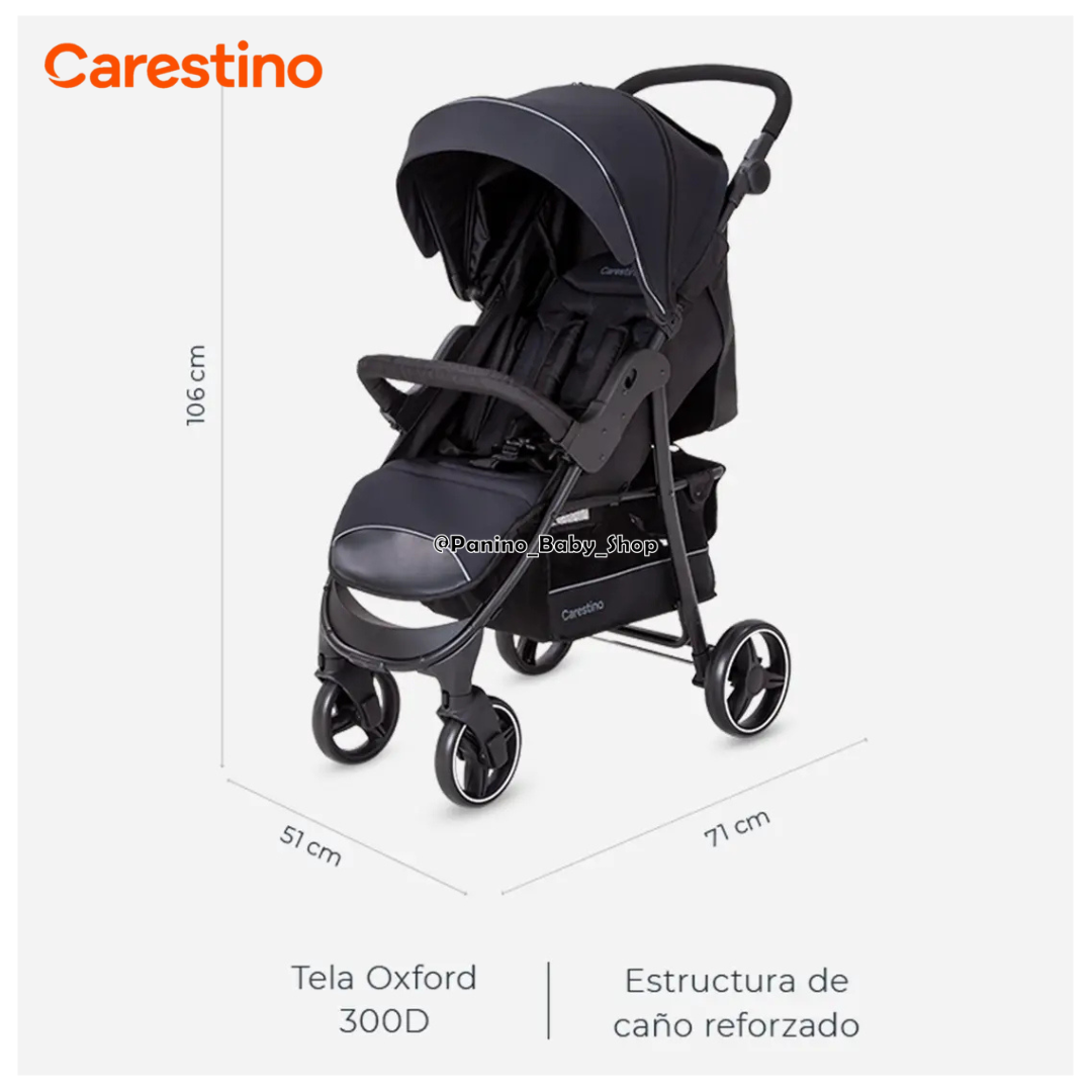 Coche Cuna de Paseo con Accesorios -CITY V3- Negro - 5