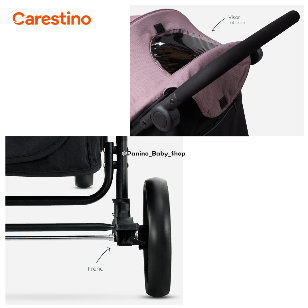 Coche Cuna de Paseo con Accesorios -CITY V3- Negro - 8