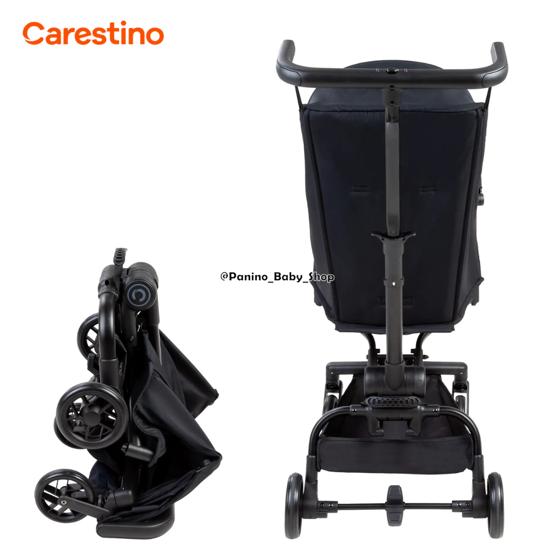 COCHE PLEGABLE COMPACTO CARESTINO -BUGGY- NEGRO - 3