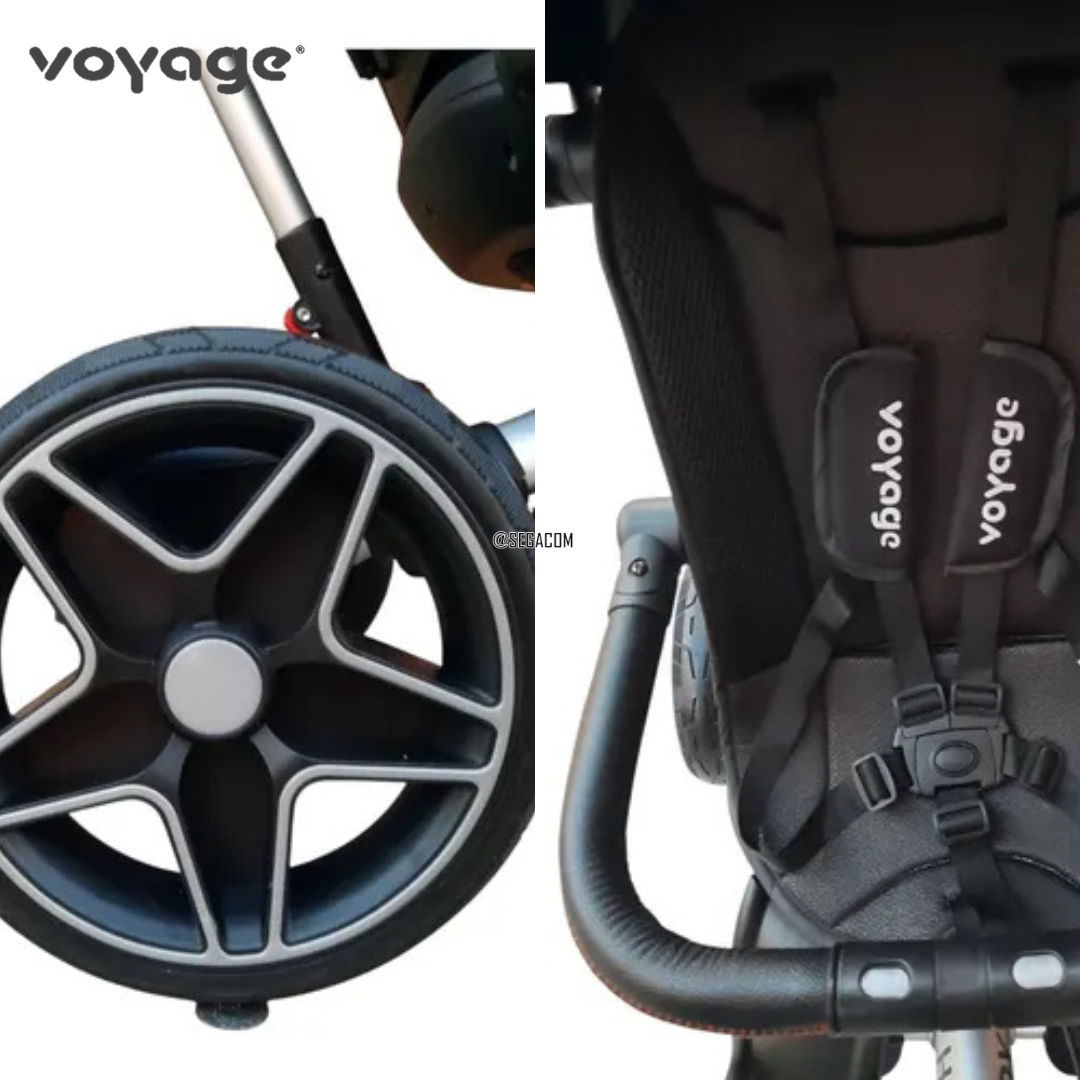 TRICICLO GIRATORIO 360° MUSICAL ERGONÓMICO -HARDY- GRIS - 6