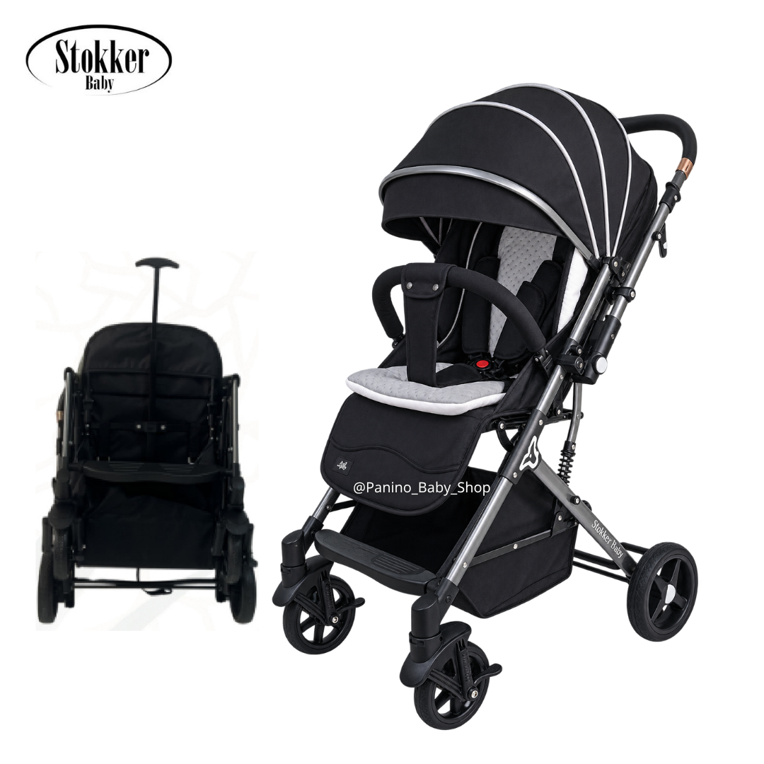 COCHE MALETA PLEGABLE STOKKER BABY -MODRIC- NEGRO - 2