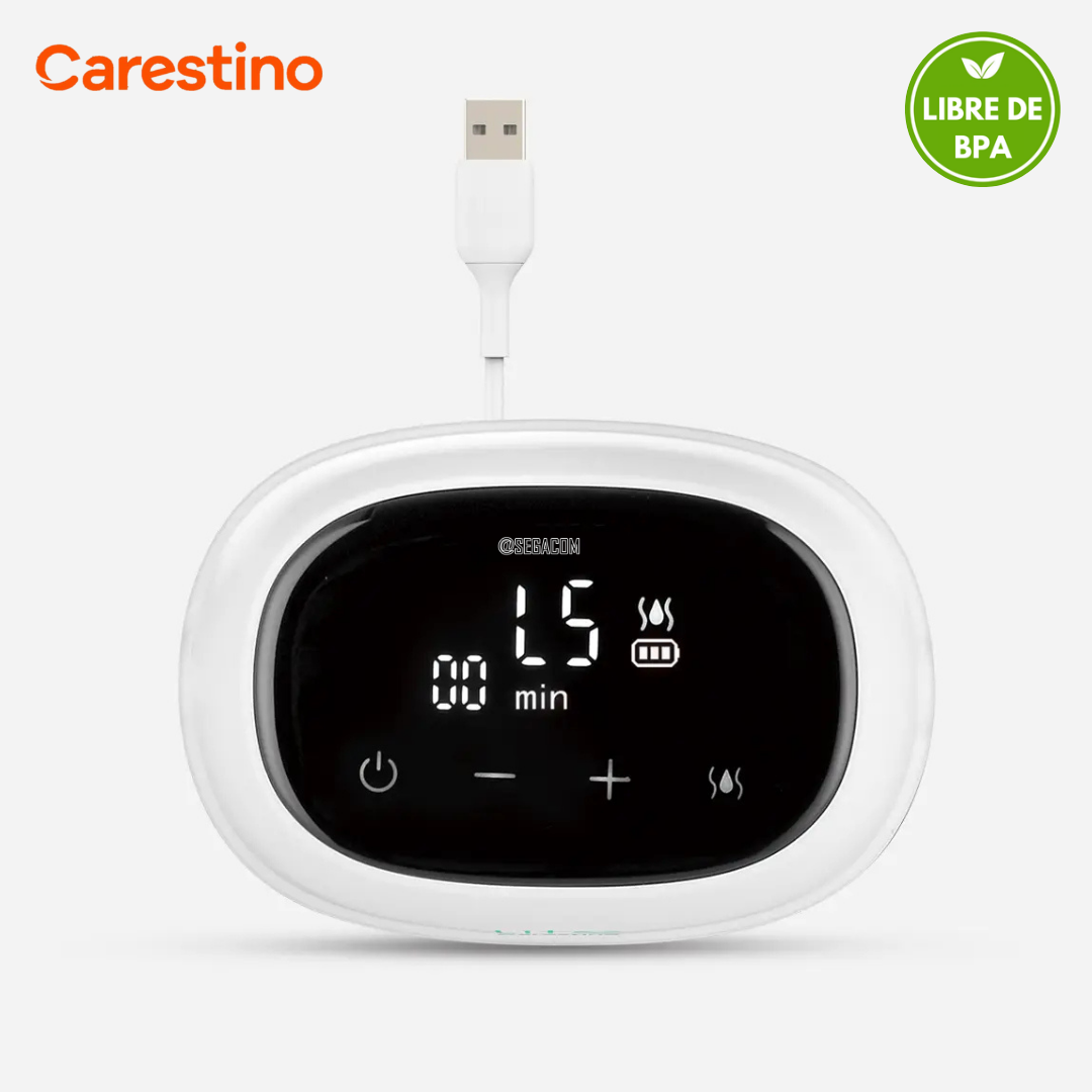 EXTRACTOR DE LECHE ELÉCTRICO CARESTINO -LIFE- GRIS - 7