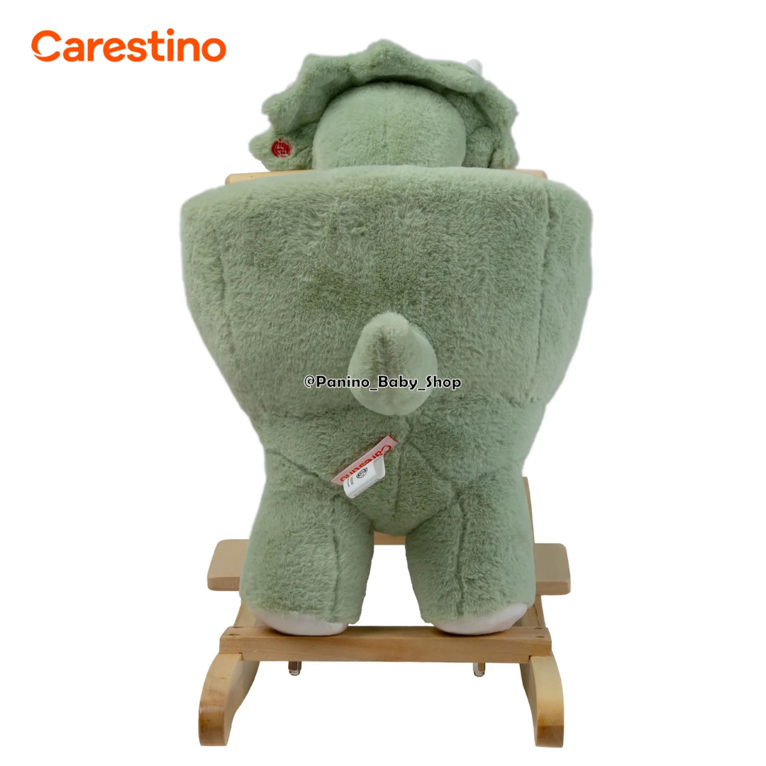 MECEDORA MUSICAL PARA BEBÉ CARESTINO -PELUCHE- DINO - 8