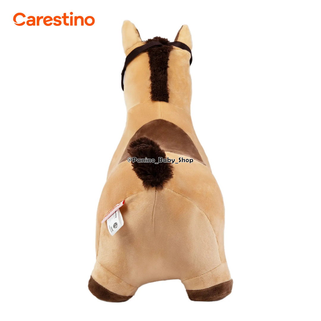 SALTARÍN PELUCHE INFLABLE PARA BEBÉ CARESTINO -ZOO- CABALLO MARRÓN - 6
