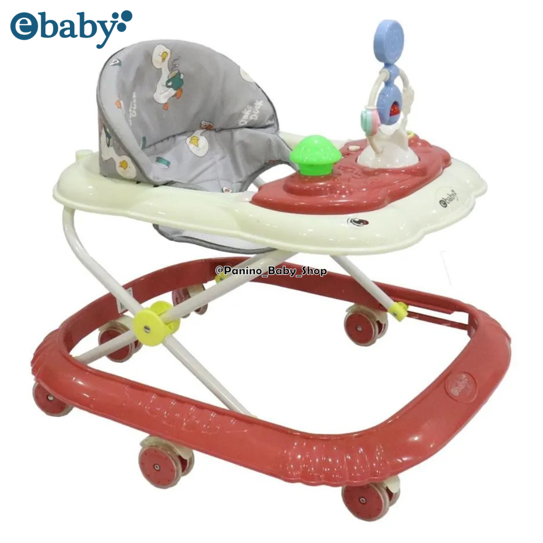 ANDADOR CON BANDEJA INTERACTIVA PARA BEBÉS -CRISTAL- Vino - 7