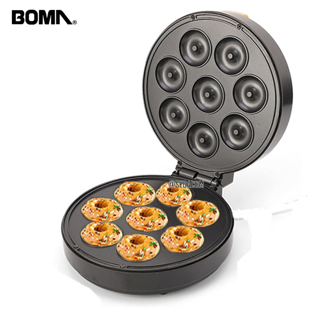 MAQUINA WAFLERA ELÉCTRICA PARA HACER DONUTS -DONAS- BLACK - 1