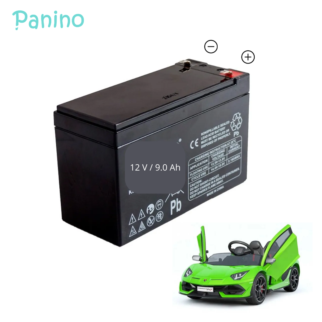 BATERÍA PARA CARRITOS A BATERÍA DE NIÑOS 12V 9.0AH - 1