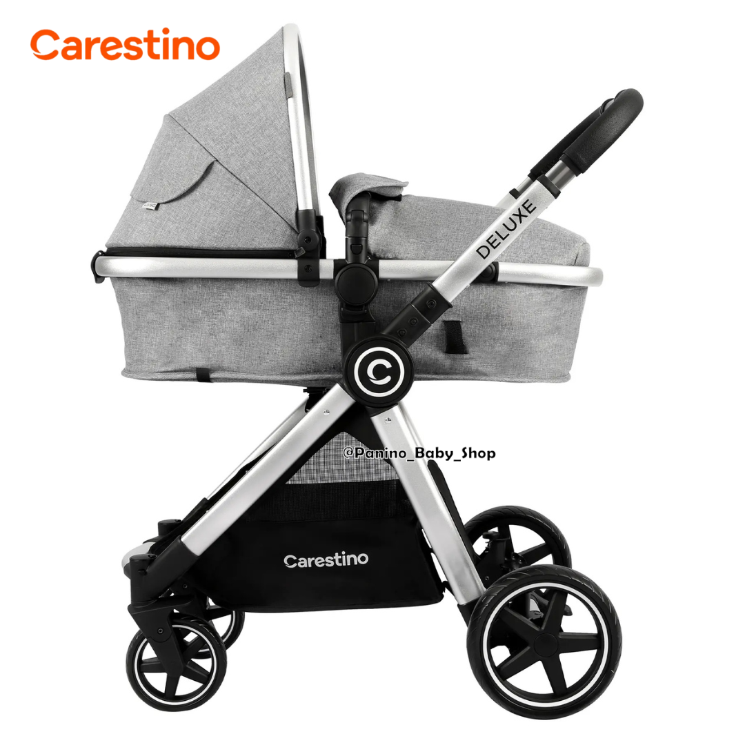 COCHE CUNA PREMIUM TRAVEL SYSTEM 3EN1 -DELUXE V2- GRIS - 4