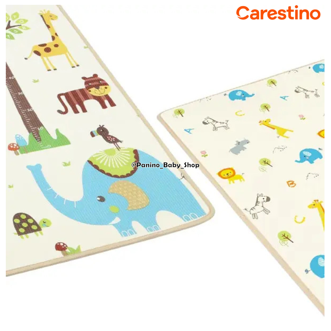 ALFOMBRA ANTIGOLPES REVERSIBLE 120X180 PARA NIÑOS -JUNGLA- VERDE - 5
