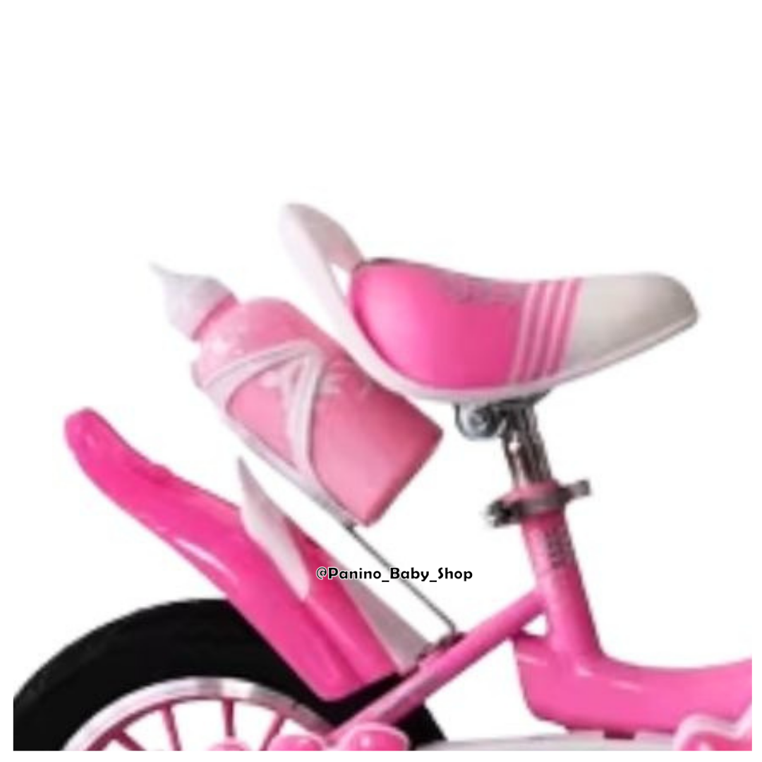 BICICLETA CAMPERA ARO 16 PARA NIÑAS -MINNIE- ROSA PASTEL - 2