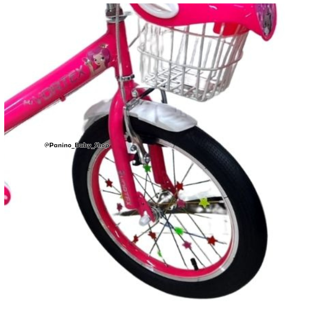BICICLETA CAMPERA ARO 16 PARA NIÑAS -SIRENITA- FUCSIA - 2