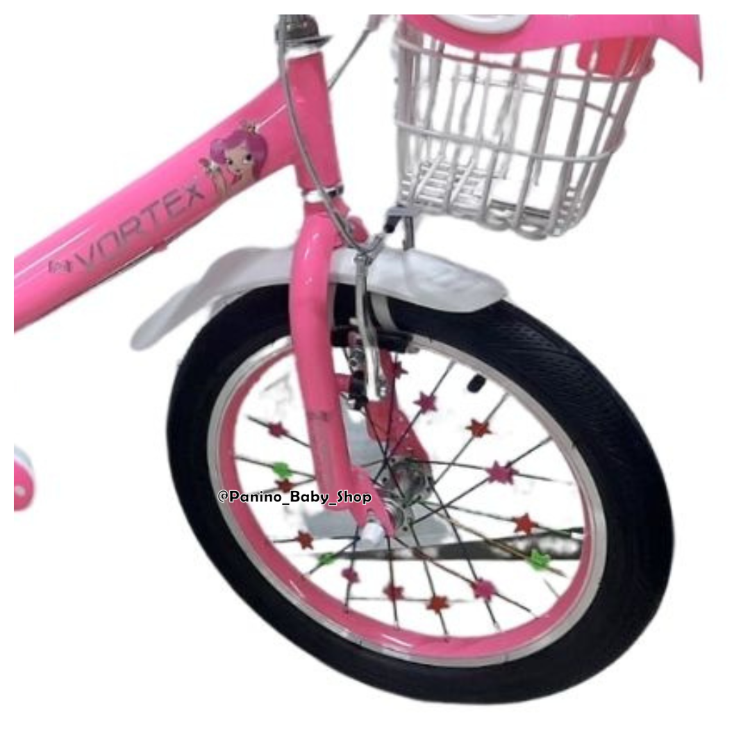 BICICLETA CAMPERA ARO 16 PARA NIÑAS -SIRENITA- FUCSIA - 2