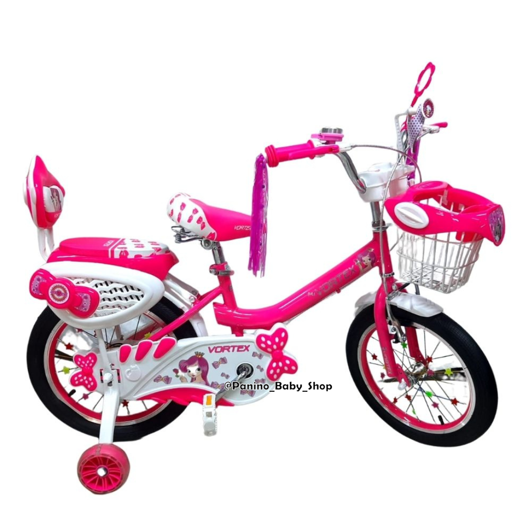 BICICLETA CAMPERA ARO 16 PARA NIÑAS -SIRENITA- FUCSIA - 3
