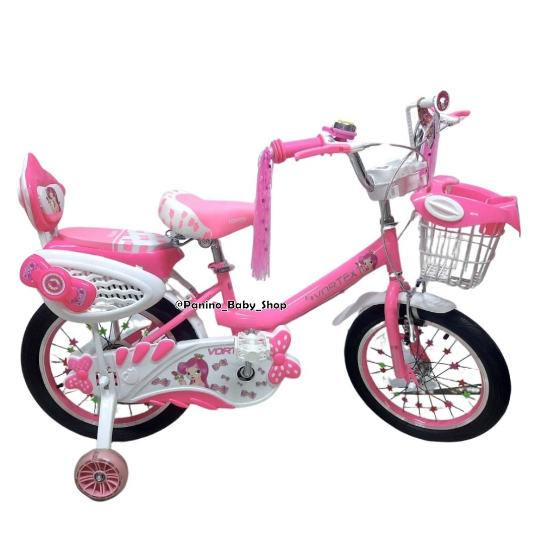 BICICLETA CAMPERA ARO 16 PARA NIÑAS -SIRENITA- FUCSIA - 3