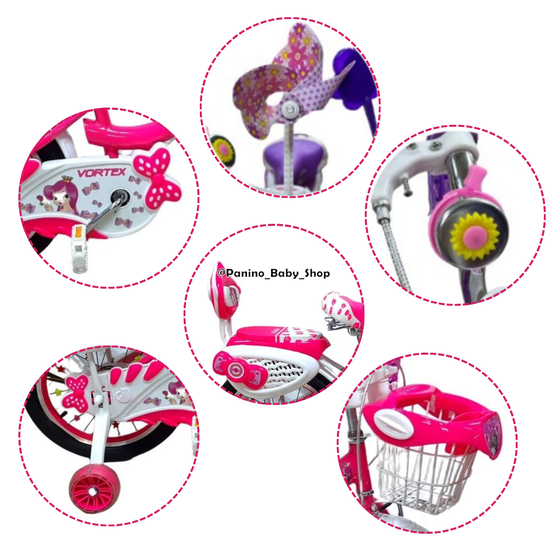 BICICLETA CAMPERA ARO 16 PARA NIÑAS -SIRENITA- FUCSIA - 7