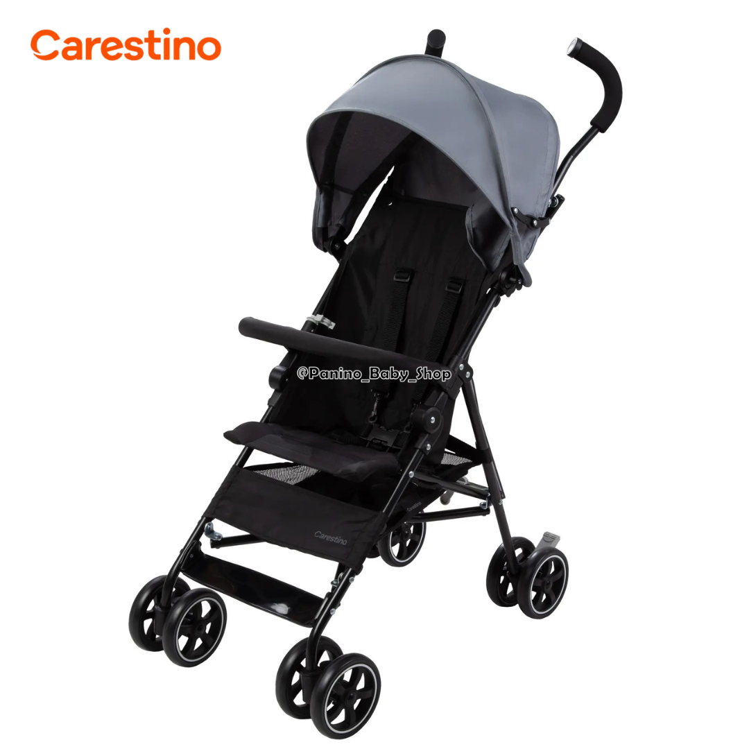 COCHE BASTÓN DE PASEO CARESTINO -FLY V2- GRIS LOBO - 1