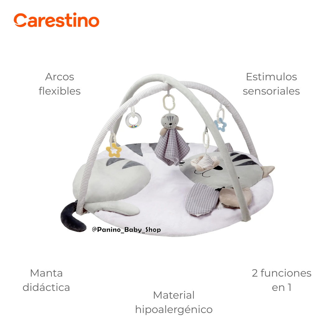 GIMNASIO DIDÁCTICO MANTA 2 EN 1 -GYM- GATITO - 5