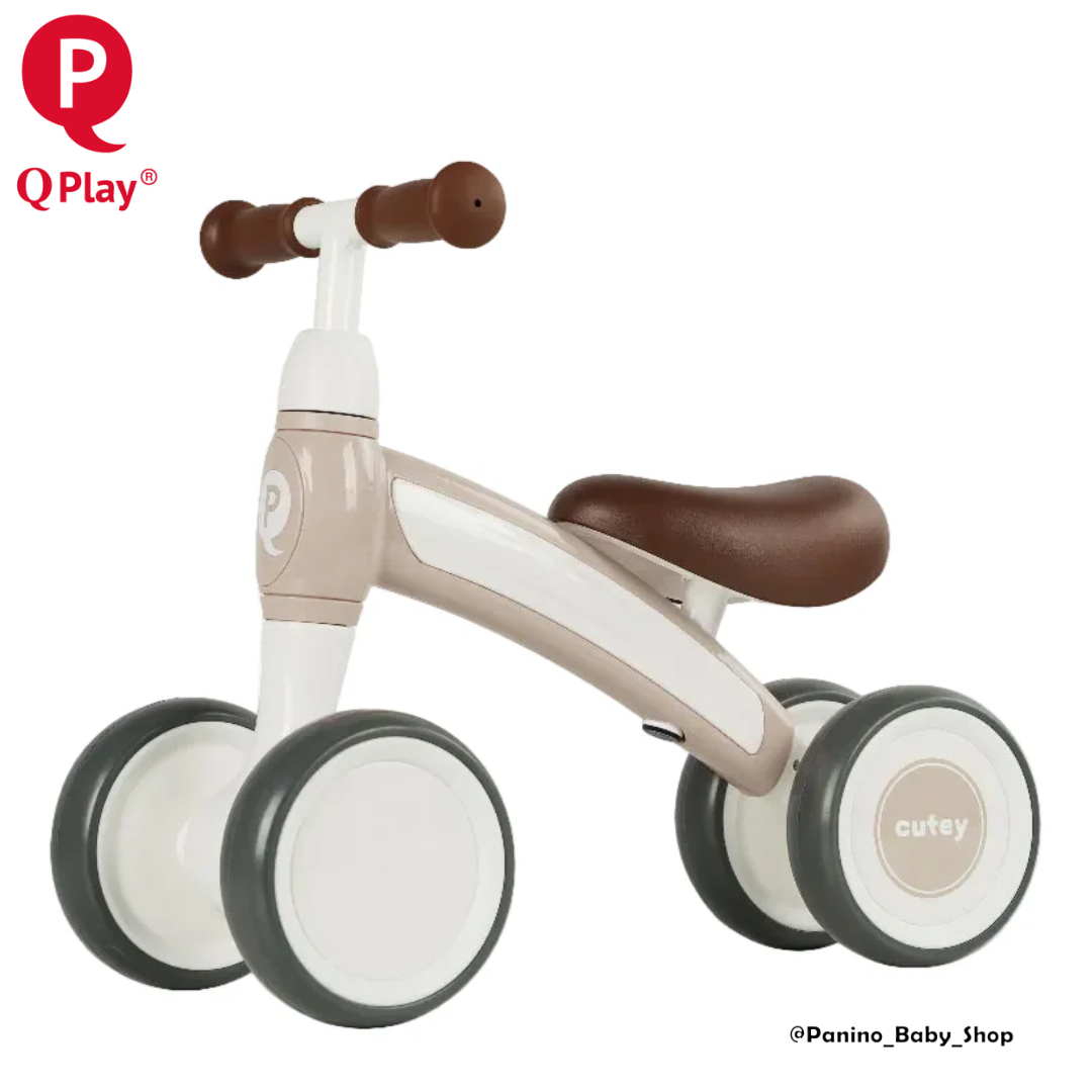 BICICLETA DE BALANCE Y APRENDIZAJE SIN PEDALES -CUTEY- BEIGE - 1