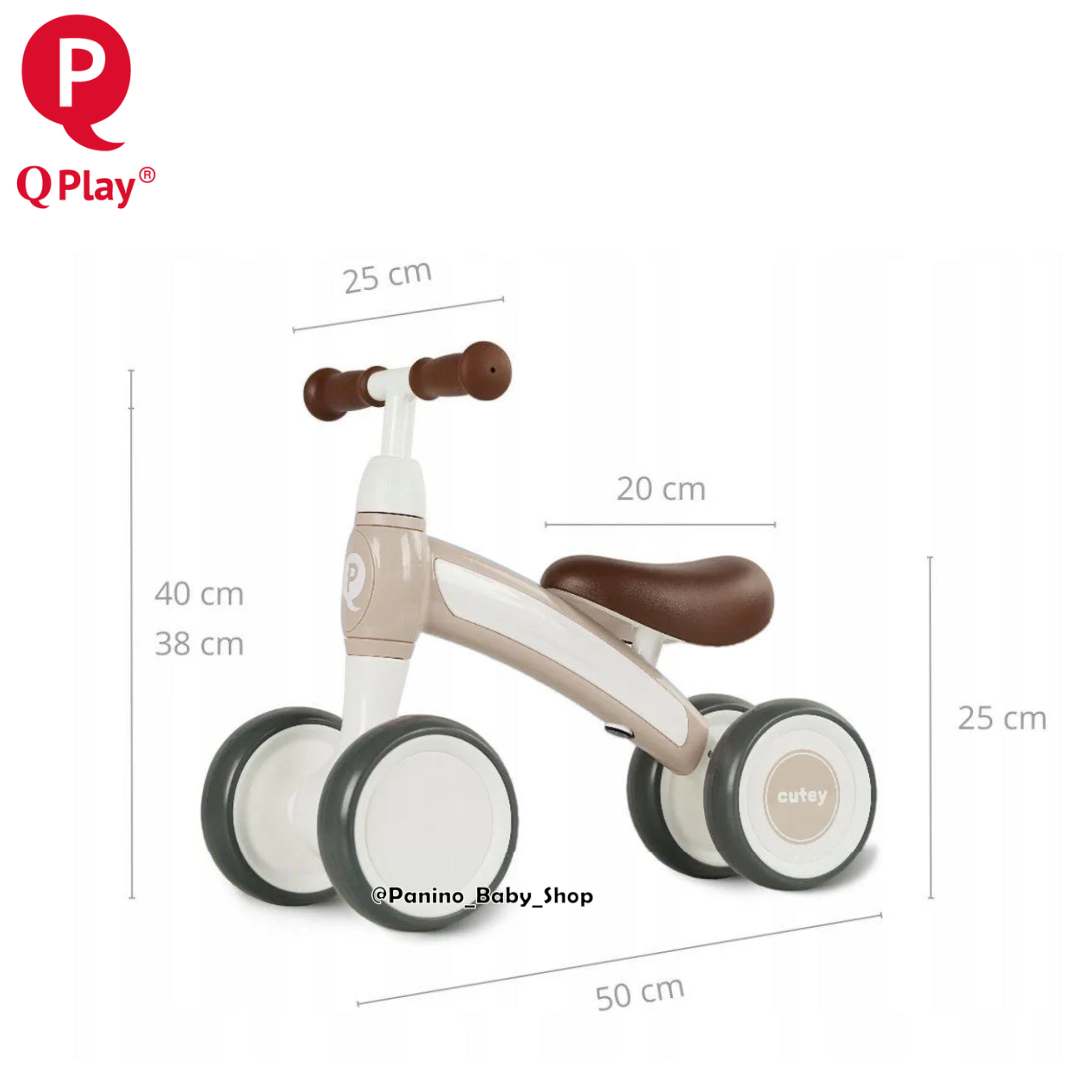BICICLETA DE BALANCE Y APRENDIZAJE SIN PEDALES -CUTEY- BEIGE - 5