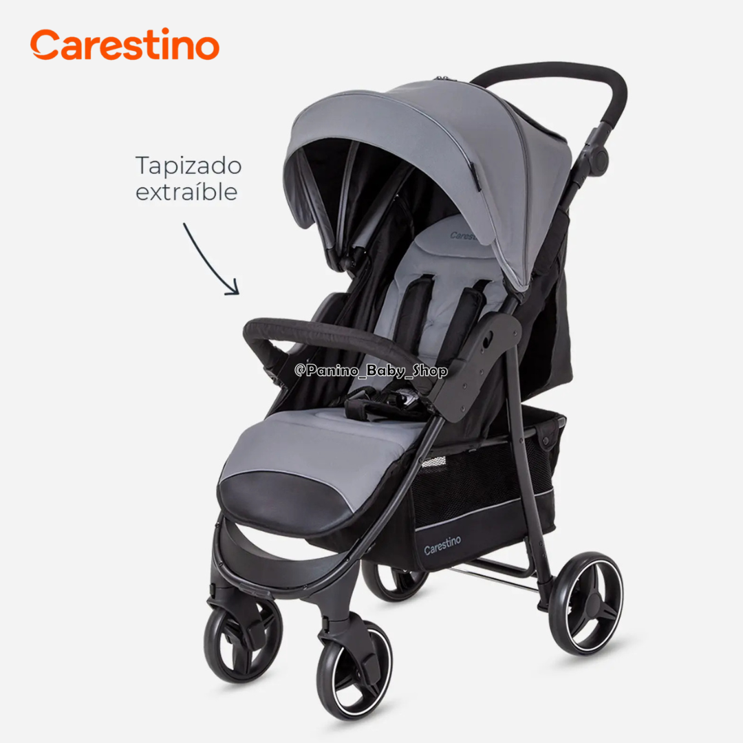COCHE CUNA DE PASEO CON ACCESORIOS -CITY V3- ACERO - 3