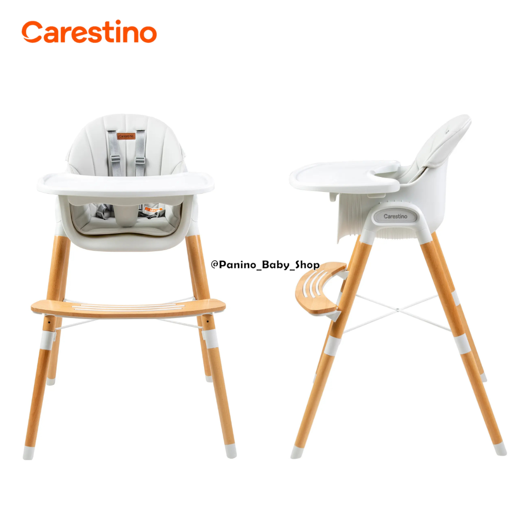 SILLA DE COMER 2EN1 CARESTINO -ESTOCOLMO- GRIS CLARO - 2
