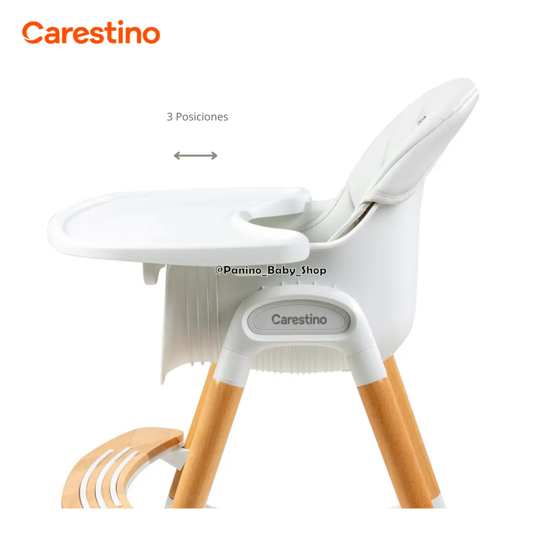 SILLA DE COMER 2EN1 CARESTINO -ESTOCOLMO- GRIS CLARO - 3