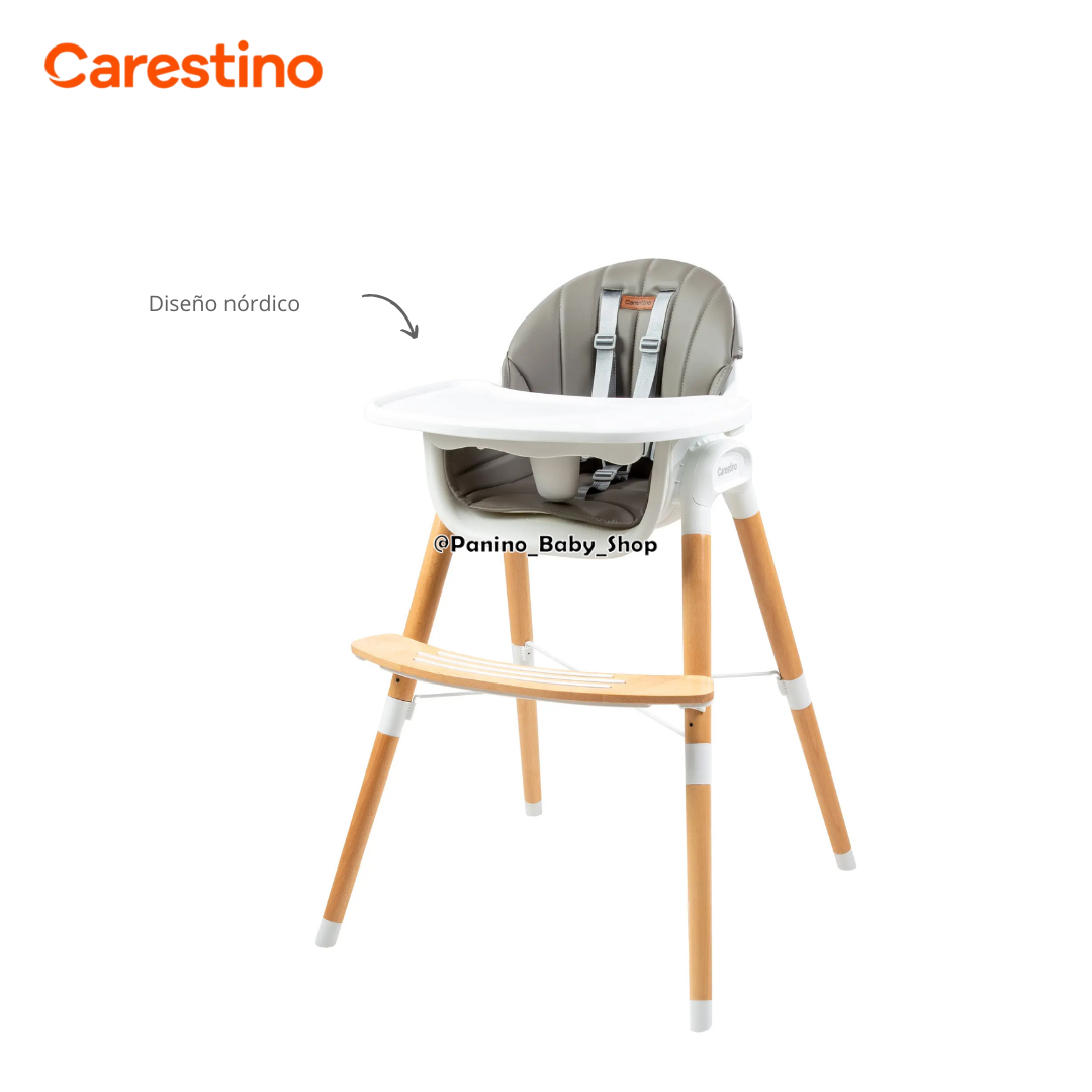 SILLA DE COMER 2EN1 CARESTINO -ESTOCOLMO- GRIS OSCURO - 5