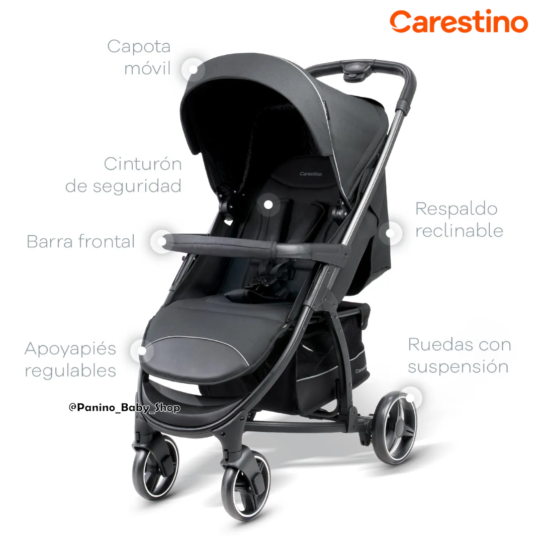 COCHE CUNA TRAVEL SYSTEM PREMIUM 3EN1 -LONDON V2- NEGRO - 4