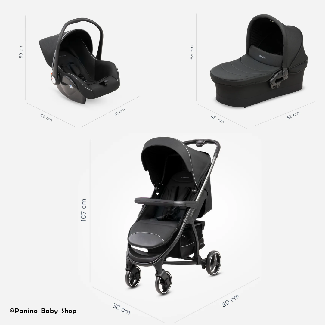 COCHE CUNA TRAVEL SYSTEM PREMIUM 3EN1 -LONDON V2- NEGRO - 5