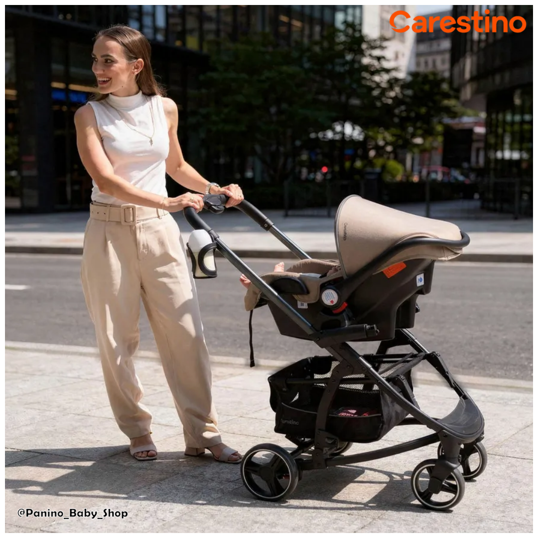 COCHE CUNA TRAVEL SYSTEM PREMIUM 3EN1 -LONDON V2- TAUPE - 2