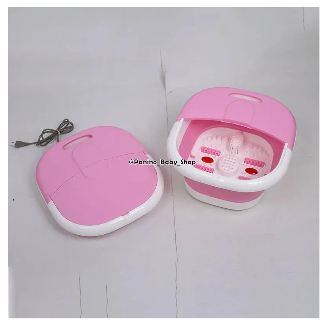 TINA HIDROMASAJEADORA PLEGABLE PARA PIES -AQUA- ROSADO - 5