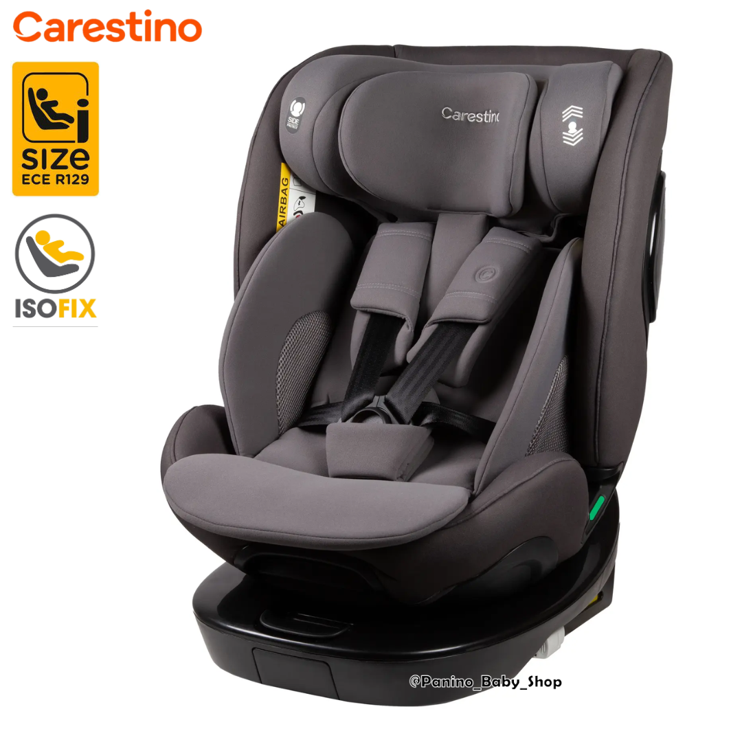 SILLA DE AUTO CON ISOFIX I-SIZE 40-150 CM -MONACO- GRIS LOBO - 1
