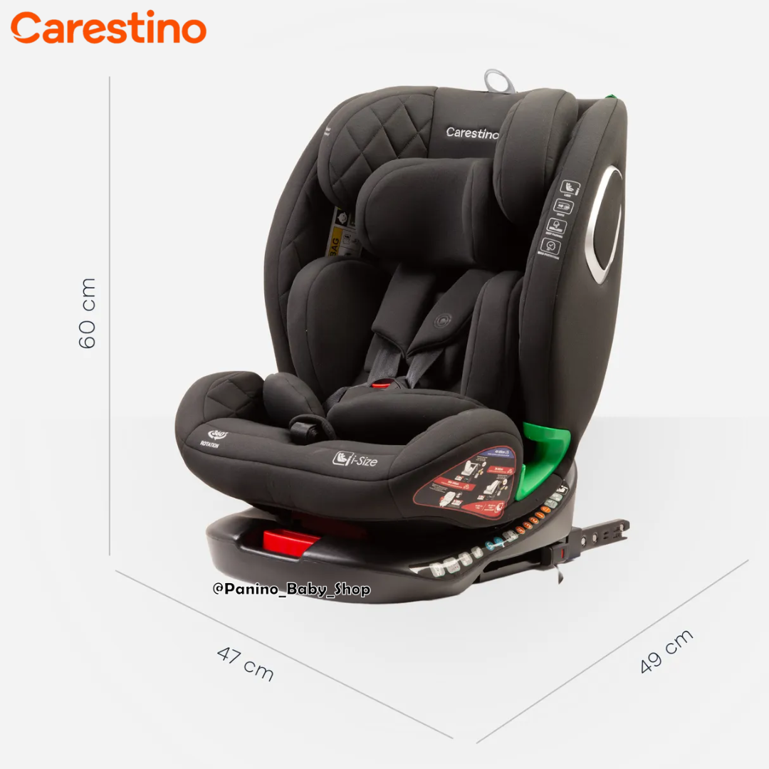 SILLA DE AUTO CON ISOFIX I-SIZE 40-150CM -HAMBURGO- NEGRO - 5