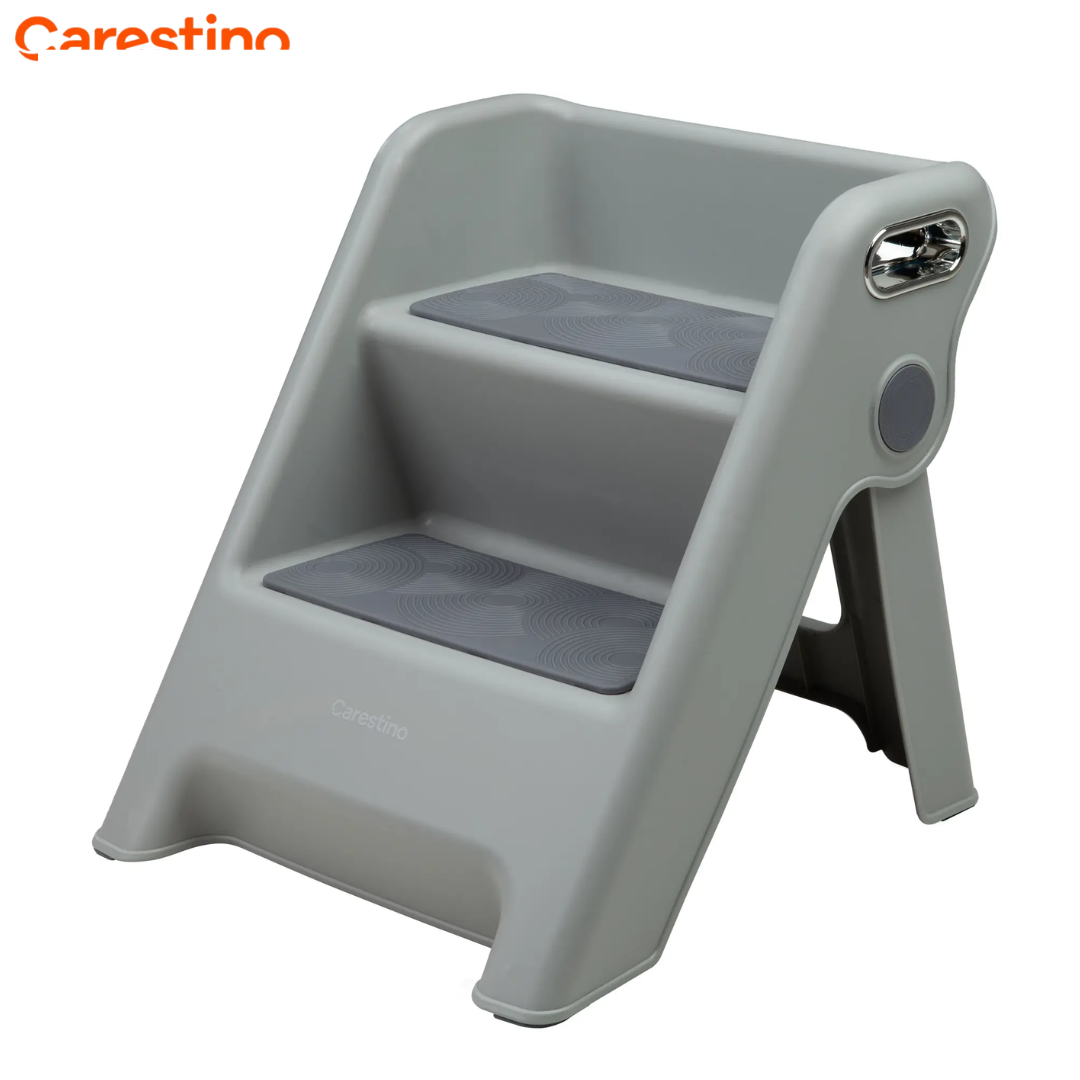 ESCALERA INFANTIL MULTIFUNCIÓN PLEGABLE -DAILY V2- GRIS - 1