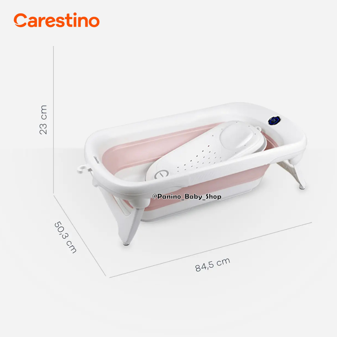 BAÑERA PLEGABLE C-TERMÓMETRO 50L -AMALFI- ROSADO - 7