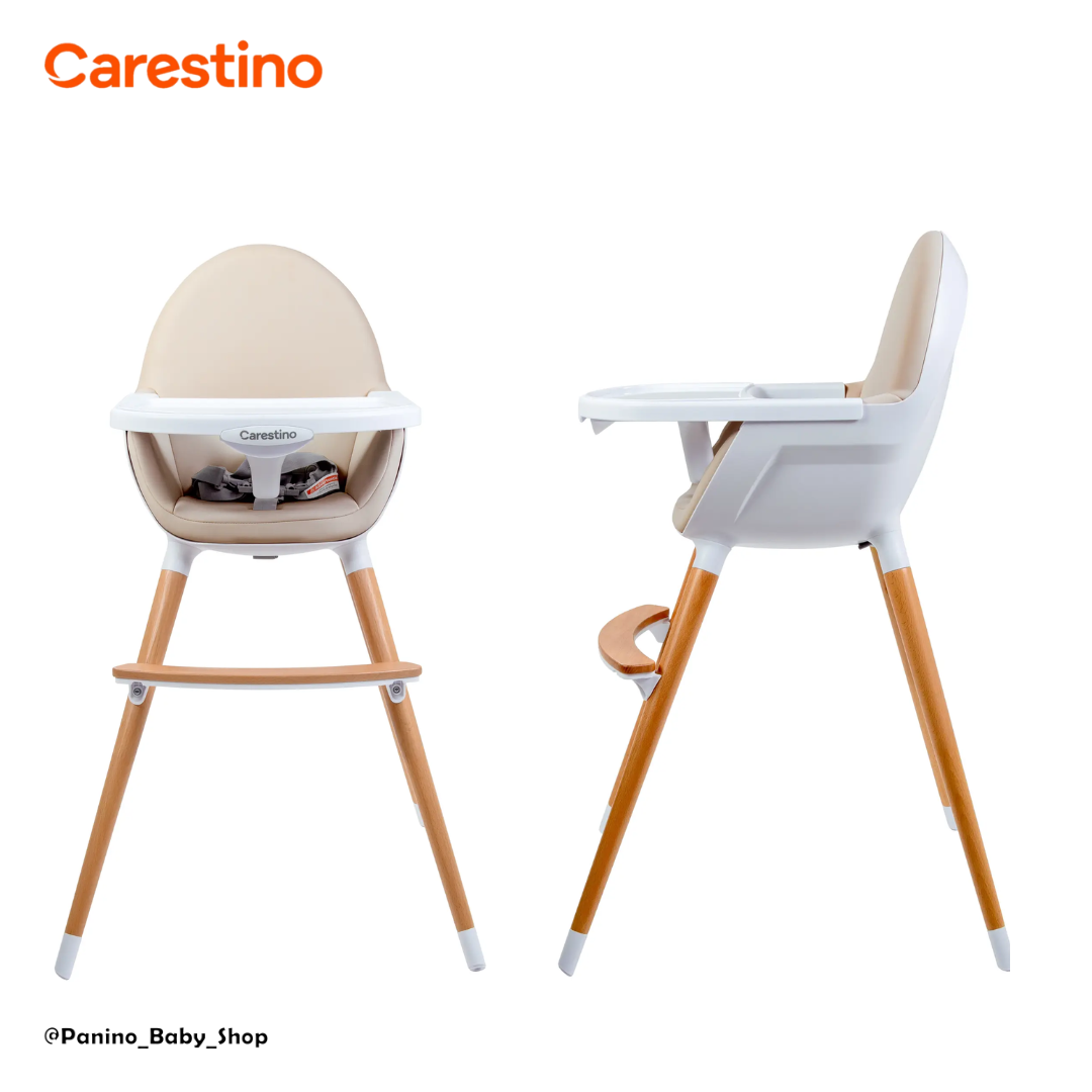 SILLA DE COMER 3EN1 DISEÑO NÓRDICO-NEO- BEIGE - 2