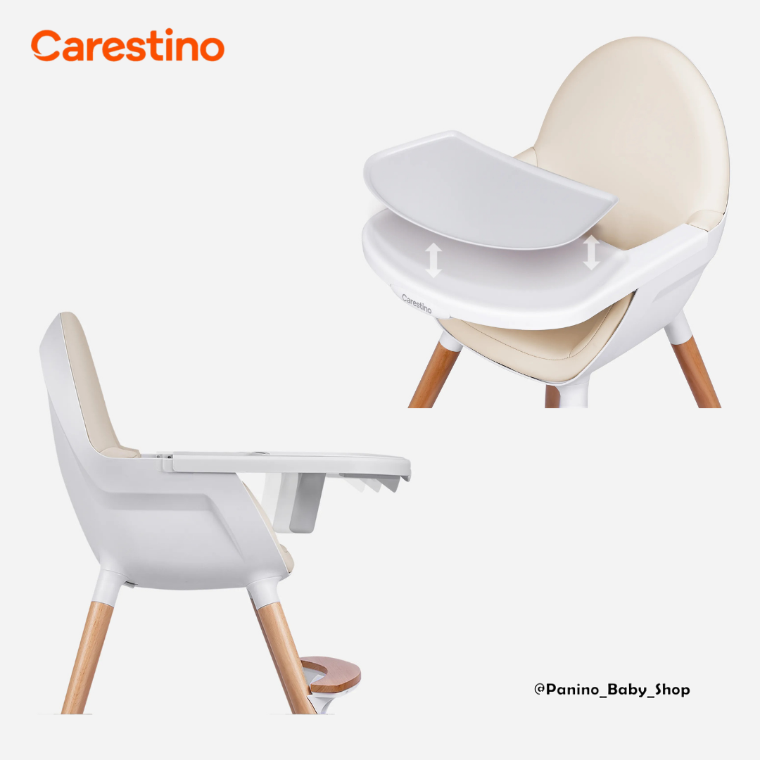 SILLA DE COMER 3EN1 DISEÑO NÓRDICO-NEO- BEIGE - 7