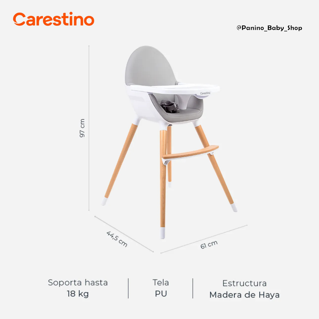 SILLA DE COMER 3EN1 DISEÑO NÓRDICO-NEO- BEIGE - 8