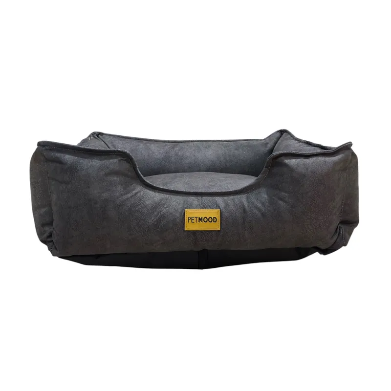 CAMA PARA MASCOTAS ANTIALÉRGICA T-M COLOR GRIS - 2