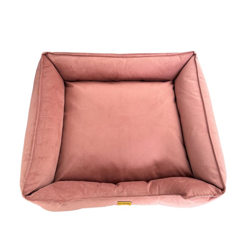 CAMA PARA MASCOTAS ANTIALÉRGICA T-XXL COLOR ROSADO - 1